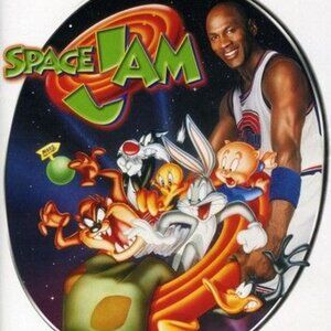 Space Jam DVD Bugs Bunny Michael Jordan Warner Bros 1996 PG Family Comedy